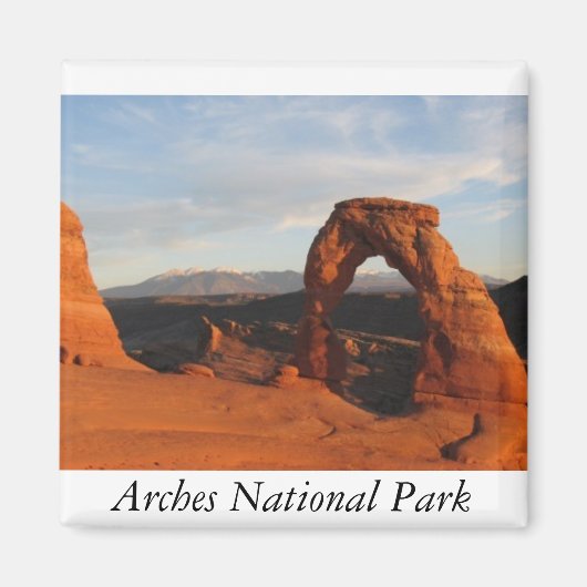 Arches National Park Magnet Magneet (Voorkant)