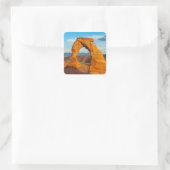 Arches National Park MOAB Utah Vierkante Sticker (Tas)