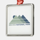 Arches National Park Mountain Sun Metalen Ornament (Links)