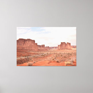 Arches National Park Na de Storm Canvas Afdruk
