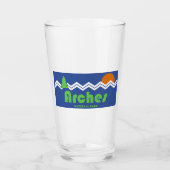 Arches National Park Retro Glas (Voorkant)