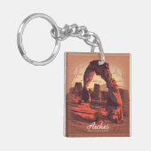 Arches National Park Sandstone Sleutelhanger (Voorkant Links)