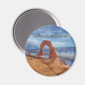 Arches National Park Souvenir Magnet Magneet (Voorkant / Achterkant)
