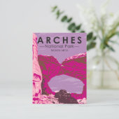 Arches National Park Utah Broken Arch Briefkaart (Staand voorkant)