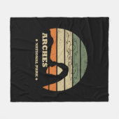 Arches National Park Utah Delicate Arch  Fleece Deken (Voorkant (Horizontaal))