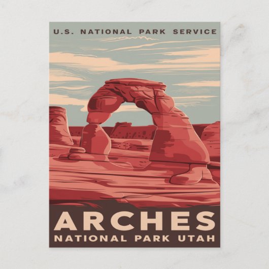 Arches National Park, Utah: Een natuurwonder Briefkaart (Voorkant)