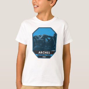 Arches National Park Utah Night Sky T-Shir T-shirt