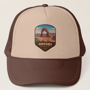 Arches National Park Utah Schild Trucker Pet