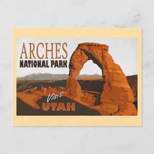 Arches National Park Utah Verenigde Staten Travel Briefkaart (Voorkant)