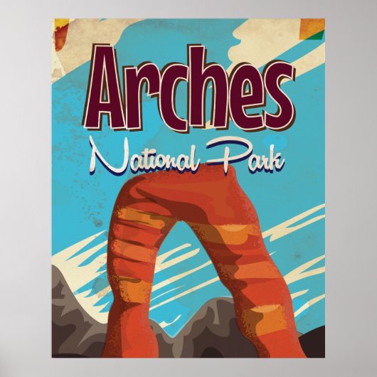 Arches National Park  vakantie Poster (Voorkant)