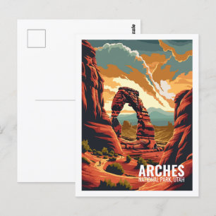 Arches National Park, Verenigde Staten Nationaal P Briefkaart