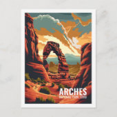 Arches National Park, Verenigde Staten Nationaal P Briefkaart (Voorkant)