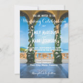 Arches of Italy Elegant Wedding Invitation Kaart (Voorkant)