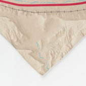 Arches op kaart vlootsdeken fleece deken (Hoek)