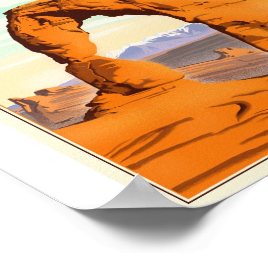 Arches Parc National Litho Poster (Coin)