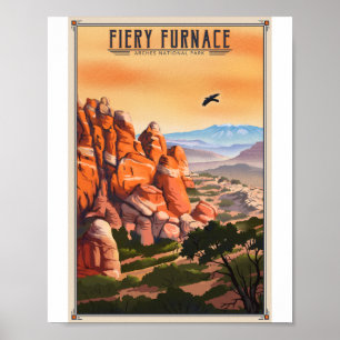 Arches Parc National Litho Poster