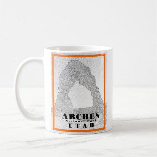 Arches Parc National Mug (Gauche)