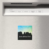 Arches Parc national Silhouette Magnet (In Situ (Lave-vaisselle))
