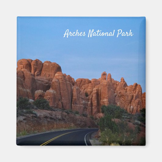 Arches Parc National Utah Souvenir Magnet (Devant)