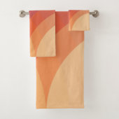 Arches pastel violettes, orange et bleues (En situation)