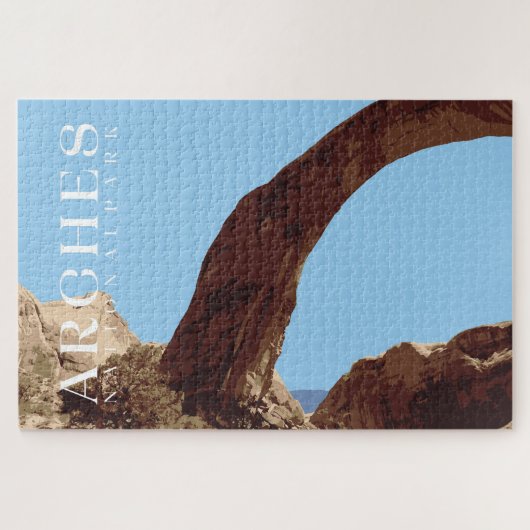 Arches Puzzle, Parc National Jigsaw Puzzle (Horizontal)