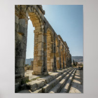 Arches romaines de Volubilis - Poster