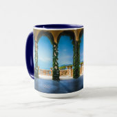 Arches van de Italiaanse legant Destination Travel Mok (Voorkant links)