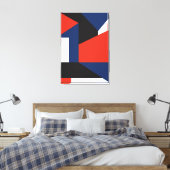 Archetypische geometrische Abstracte kunst Canvas Afdruk (Insitu (Slaapkamer))