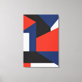 Archetypische geometrische Abstracte kunst Canvas Afdruk (Voorkant)