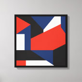 Archetypische geometrische Abstracte kunst Canvas Afdruk (Voorkant)