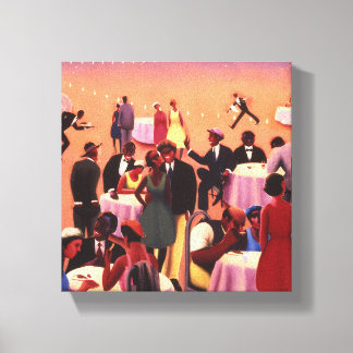 Archibald Motley  Art Deco  Canvas Afdruk