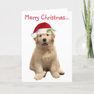 Archie Christmas Puppy Bedankkaart