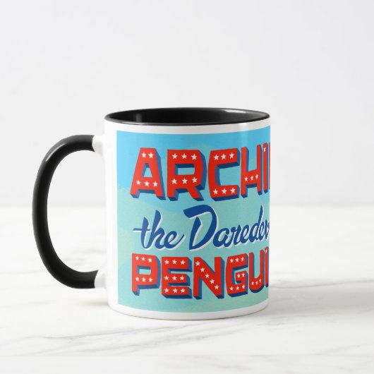 Archie de Mok van Dareduivel Penguin (Links)