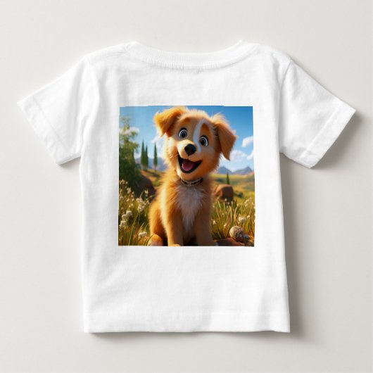 Archie - Geel Lab Retriever Puppy (Achterkant)