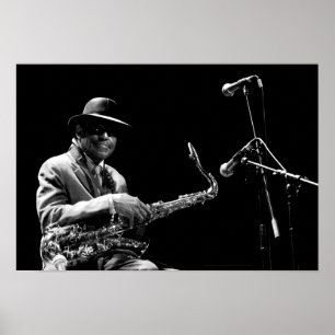 Archie Shepp 1 van P. Baud Banlieues Bleues 2010 P Poster