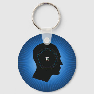Archimedes' Approximatie van Pi Sleutelhanger