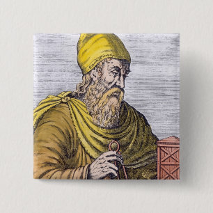 Archimedes Vierkante Button 5,1 Cm