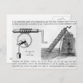 Archimedesschroef Briefkaart (Voorkant / Achterkant)