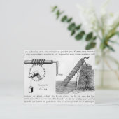 Archimedesschroef Briefkaart (Staand voorkant)