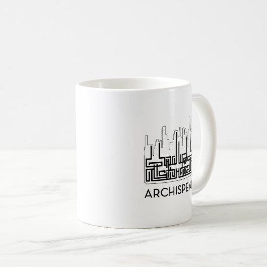 Archispiek Coffee-Mok Koffiemok (Voorkant rechts)