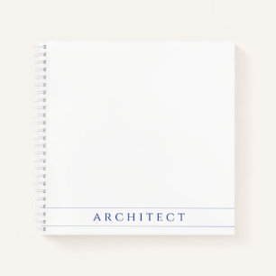 ARCHITECT 8,5" vierkant spiraalnotitieboek / marin Notitieboek