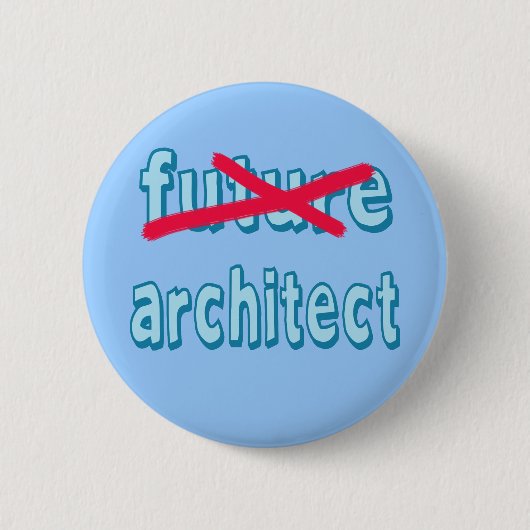 Architect Afstuderen producten Ronde Button 5,7 Cm (Voorkant)