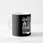 Architect - Architectuur is bewoond beeld Koffiemok (Voorkant links)