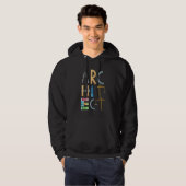 Architect Back To School Architecture Students Men Hoodie (Voorkant volledig)