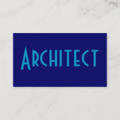 Architect Blue Sandstone Visitekaartje (Achterkant)