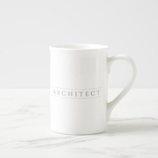 Architect Bone China Mok / Grijs (Rechts)