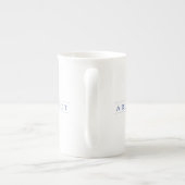 ARCHITECT Bone China Mok / Navyblauw (Achterkant)