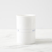 ARCHITECT Bone China Mok / Navyblauw (Voorkant)