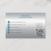 Architect, bouwer, makelaar, dakconstructie visitekaartje (Achterkant)