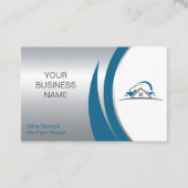 Architect, bouwer, makelaar, dakconstructie visitekaartje (Voorkant)